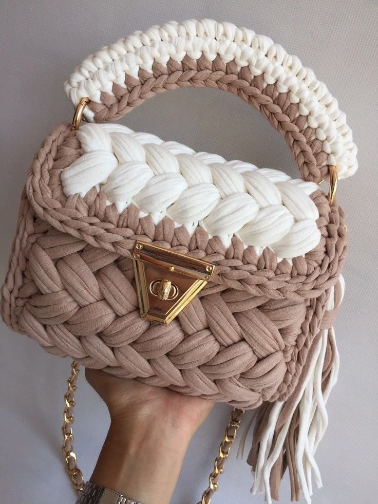 The Mocha Braid: Artisanal Two-Tone Satchel